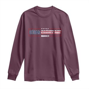 Cesar Chavez Long Sleeve Shirt Hispanic Heritage Month Mexican Immigrant TS14 Maroon Print Your Wear
