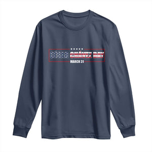 Cesar Chavez Long Sleeve Shirt Hispanic Heritage Month Mexican Immigrant TS14 Navy Print Your Wear