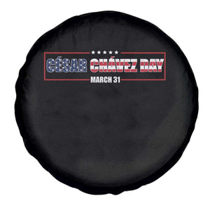 Cesar Chavez Spare Tire Cover Hispanic Heritage Month Mexican Immigrant TS14 Print Your Wear