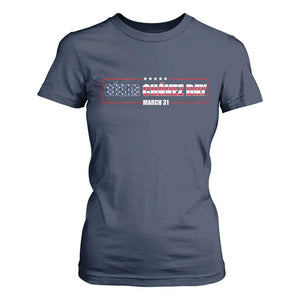 Cesar Chavez T Shirt For Women Hispanic Heritage Month Mexican Immigrant TS14 Navy Print Your Wear