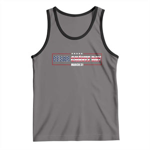 Cesar Chavez Tank Top Hispanic Heritage Month Mexican Immigrant TS14 Deep Heather Black Print Your Wear
