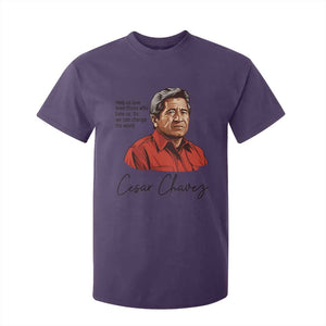 Cesar Chavez Quote T Shirt For Kid 31 March Celebration Day TS14 Purple Print Your Wear