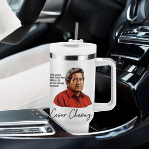 Cesar Chavez Quote Tumbler With Handle 31 March Celebration Day TS14 Print Your Wear