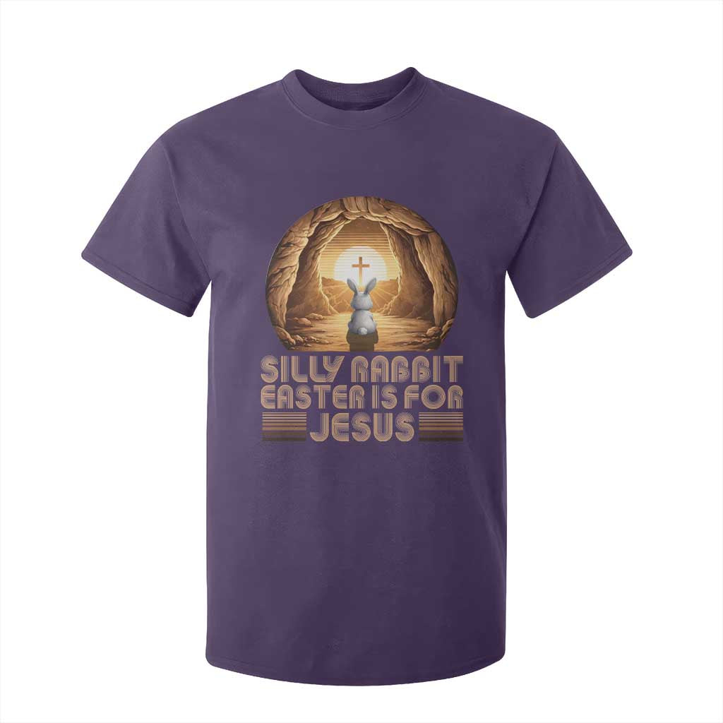 Silly Rabbit Easter Is For Jesus T Shirt For Kid Christian Jesus Easter TS14 Purple Print Your Wear