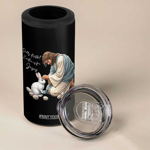 Silly Rabbit Easter Is For Jesus 4 in 1 Can Cooler Tumbler Christian Easter Religious TS14 Print Your Wear