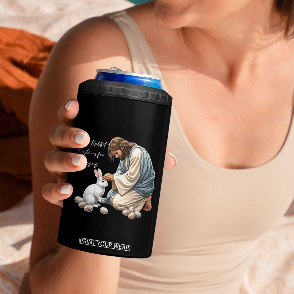 Silly Rabbit Easter Is For Jesus 4 in 1 Can Cooler Tumbler Christian Easter Religious TS14 Print Your Wear