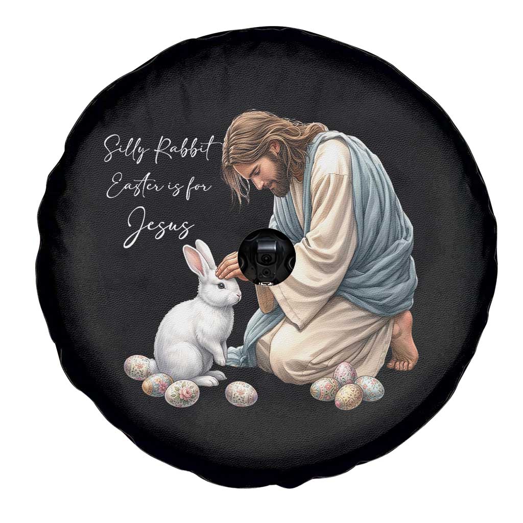 Silly Rabbit Easter Is For Jesus Spare Tire Cover Christian Easter Religious TS14 Print Your Wear