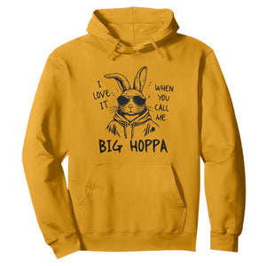 I Love It When You Call Me Big Hoppa Hoodie Funny Easter Bunny Kids TS14 Gold Print Your Wear