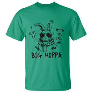 I Love It When You Call Me Big Hoppa T Shirt Funny Easter Bunny Kids TS14 Irish Green Print Your Wear