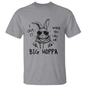 I Love It When You Call Me Big Hoppa T Shirt Funny Easter Bunny Kids TS14 Sport Gray Print Your Wear