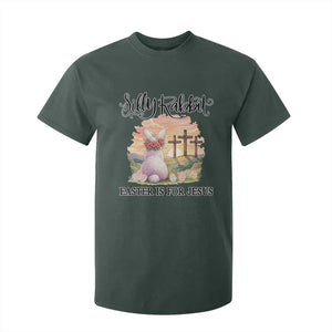 Silly Rabbit Easter Is For Jesus T Shirt For Kid Christian Easter TS14 Dark Forest Green Print Your Wear