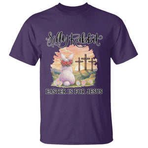 Silly Rabbit Easter Is For Jesus T Shirt Christian Easter TS14 Purple Print Your Wear