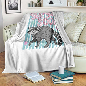 See Ya Soon Raccoon Throw Blanket Funny Last Day of School TS14 Print Your Wear