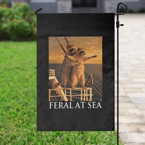 Vintage Feral At Sea Cruise Garden Flag Funny Raccoon Parody Movie TS14 Print Your Wear