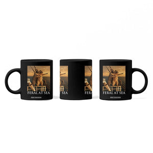 Vintage Feral At Sea Cruise Coffee Mug Funny Raccoon Parody Movie TS14 Print Your Wear