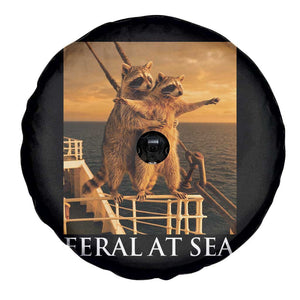 Vintage Feral At Sea Cruise Spare Tire Cover Funny Raccoon Parody Movie TS14 Print Your Wear