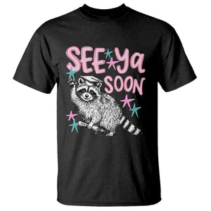 Funny Raccoon Graduation T Shirt Senior Grad 2026 See Ya Soon TS14 Black Print Your Wear
