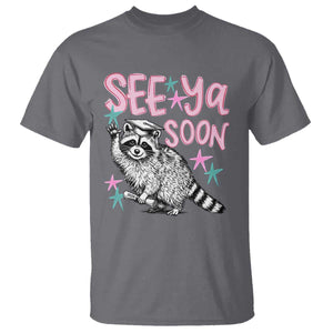 Funny Raccoon Graduation T Shirt Senior Grad 2026 See Ya Soon TS14 Charcoal Print Your Wear