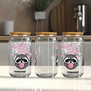 See Ya Soon Glass Can Funny Raccoon Summer Last Day Of School TS14 Print Your Wear