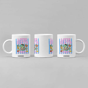 Later Sixth Grader School's Out For Summer Coffee Mug Last Day Of School Later Gator Alligator TS14 Print Your Wear