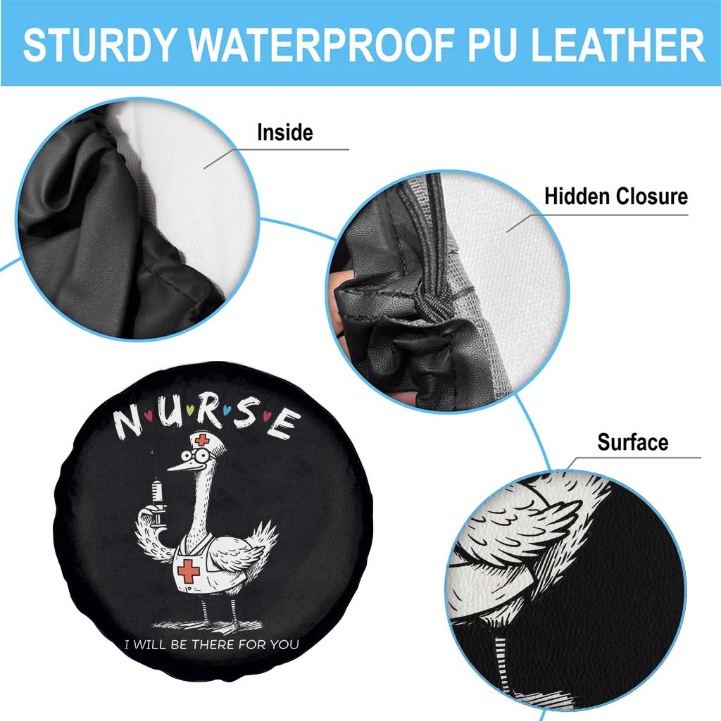 Funny Goose Nurse Spare Tire Cover I Will Be There For You Nursing Lovers Humor TS14 Print Your Wear