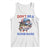 Dont Be A Dumb Bass Tank Top Funny Patriotic Bass Fishing USA Flag Lover TS14 White Print Your Wear