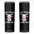 Fluff Around And Find Out Skinny Tumbler Funny Bunny Rabbit Meme TS14 Black Print Your Wear