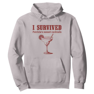 I Survived Patricia's Sunset Cocktails Hoodie Vintage 90s Trendy TV Show Movie