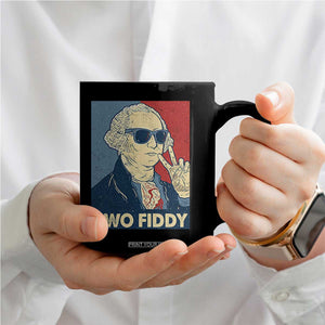Two Fiddy George Washington 250th Anniversary Coffee Mug Funny 4th of July