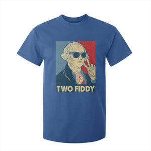 Two Fiddy George Washington 250th Anniversary T Shirt For Kid Funny 4th of July
