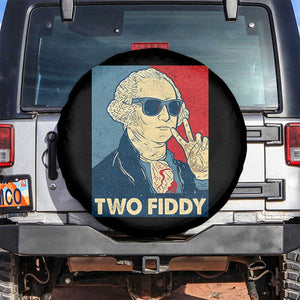 Two Fiddy George Washington 250th Anniversary Spare Tire Cover Funny 4th of July