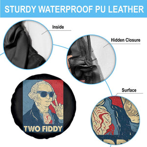 Two Fiddy George Washington 250th Anniversary Spare Tire Cover Funny 4th of July