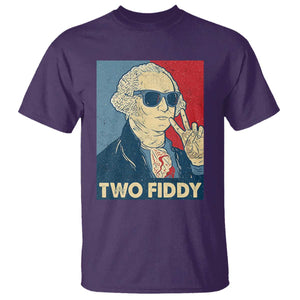 Two Fiddy George Washington 250th Anniversary T Shirt Funny 4th of July