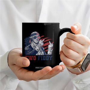 Two Fiddy 250th Anniversary Coffee Mug Funny George Washington 4th of July