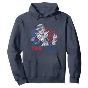 Two Fiddy 250th Anniversary Hoodie Funny George Washington 4th of July