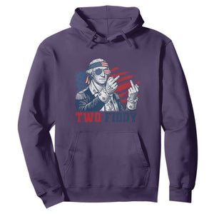 Two Fiddy 250th Anniversary Hoodie Funny George Washington 4th of July