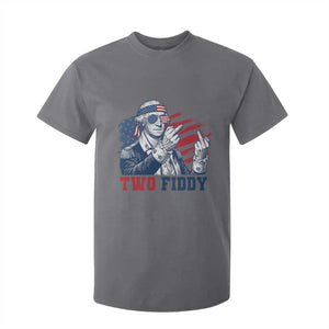 Two Fiddy 250th Anniversary T Shirt For Kid Funny George Washington 4th of July