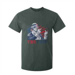 Two Fiddy 250th Anniversary T Shirt For Kid Funny George Washington 4th of July