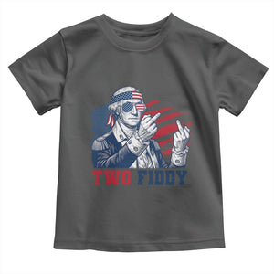 Two Fiddy 250th Anniversary Toddler T Shirt Funny George Washington 4th of July