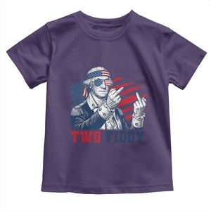 Two Fiddy 250th Anniversary Toddler T Shirt Funny George Washington 4th of July