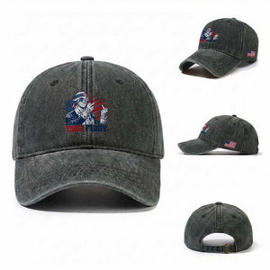 Two Fiddy 250th Anniversary Washed Cotton Baseball Cap Funny George Washington 4th of July