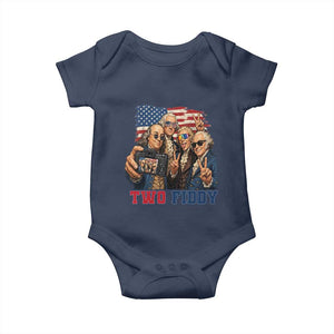 Two Fiddy 250th Anniversary Baby Onesie Funny Founding Father 4th of July