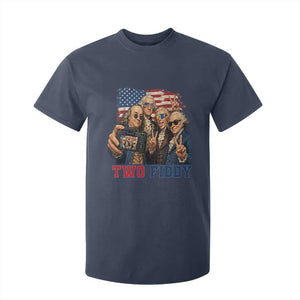 Two Fiddy 250th Anniversary T Shirt For Kid Funny Founding Father 4th of July