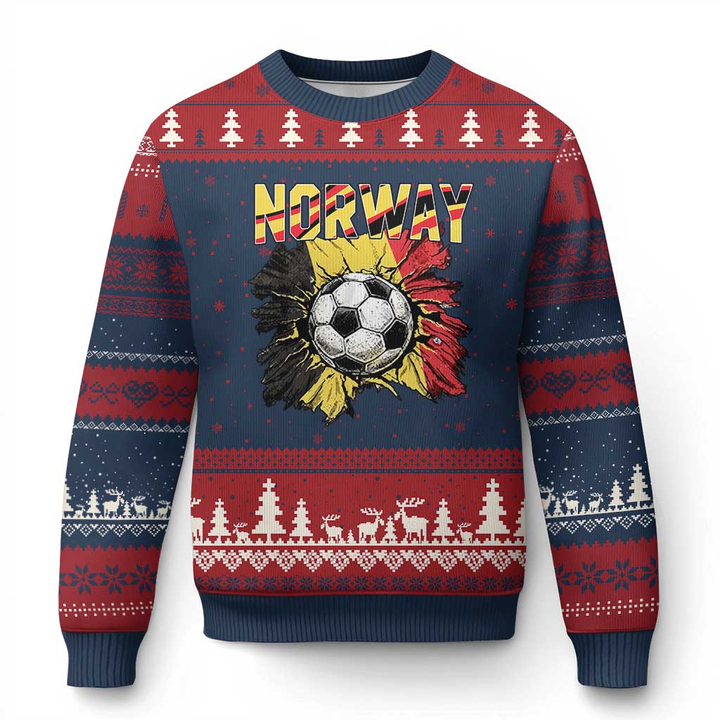 Belgium Belgian Flag Souvenir Belgie Ugly Christmas Sweater Game Day Soccer Fans Football TS14 Navy Red Print Your Wear