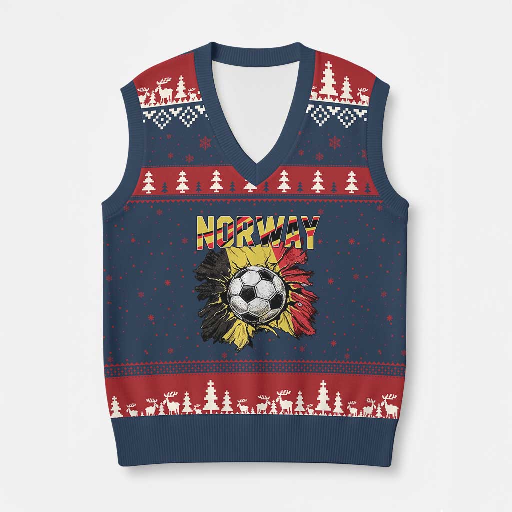 Belgium Belgian Flag Souvenir Belgie V-Neck Knit Sweater Vest Game Day Soccer Fans Football TS14 Navy Red Print Your Wear