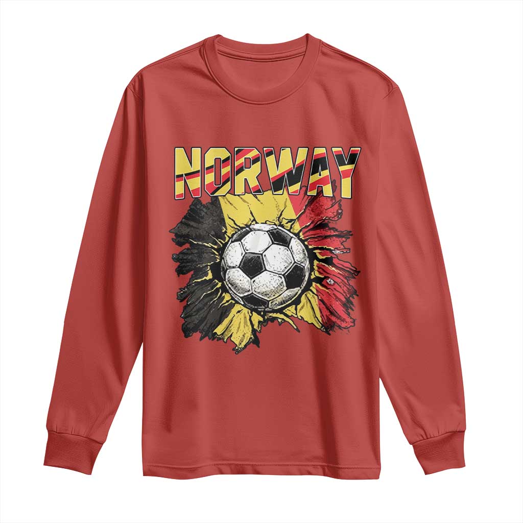 Belgium Belgian Flag Souvenir Belgie Long Sleeve Shirt Game Day Soccer Fans Football