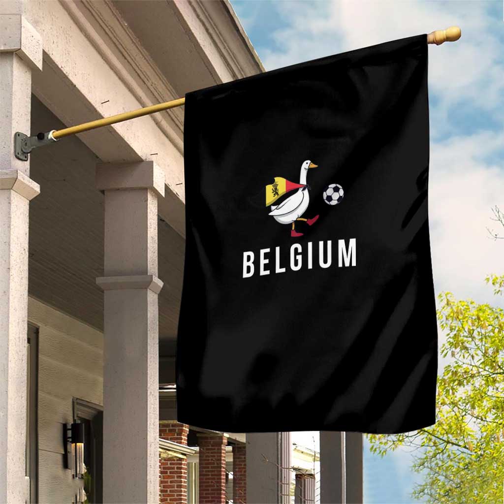 Belgium Football Garden Flag Silly Goose Soccer Fan Support
