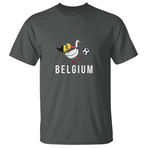Belgium Football T Shirt Silly Goose Soccer Fan Support