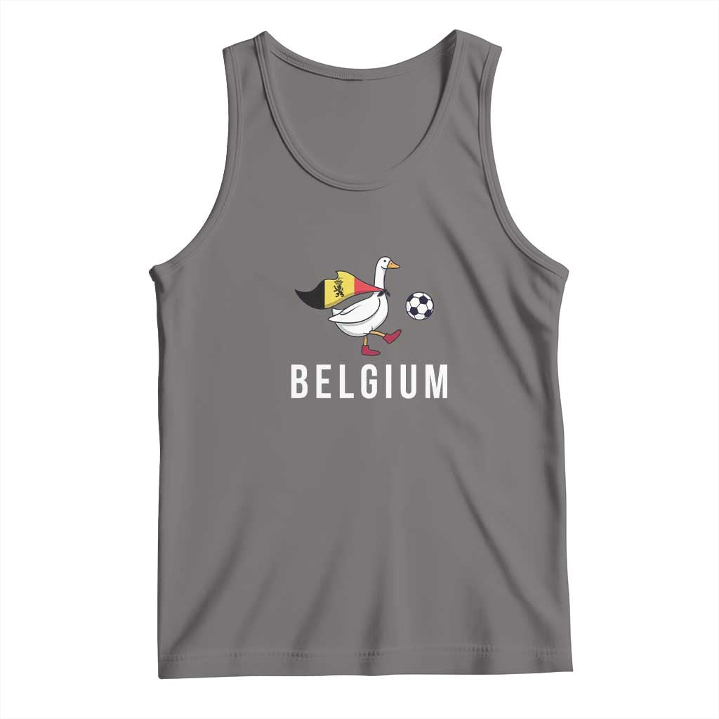 Belgium Football Tank Top Silly Goose Soccer Fan Support