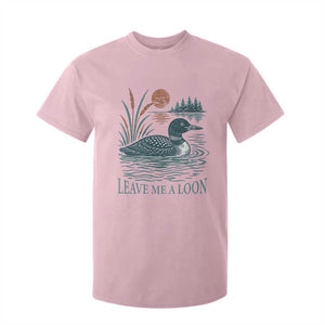 Leave Me A Loon Vintage Lake Bird T Shirt For Kid Funny Loon Pun Nature Bird Lovers
